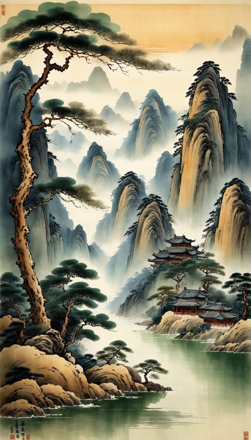 01587-2555348488-Chinese landscape painting,inspired by Wang Ximeng's landscape painting works Thousand Miles of Rivers and Mountains,_the inscri.png